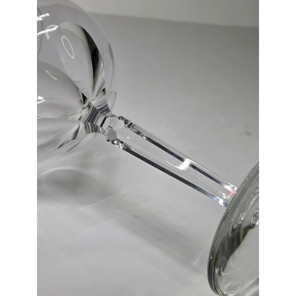 Waterford Crystal NEVE Wine Goblet Glass Water Signed 7.75